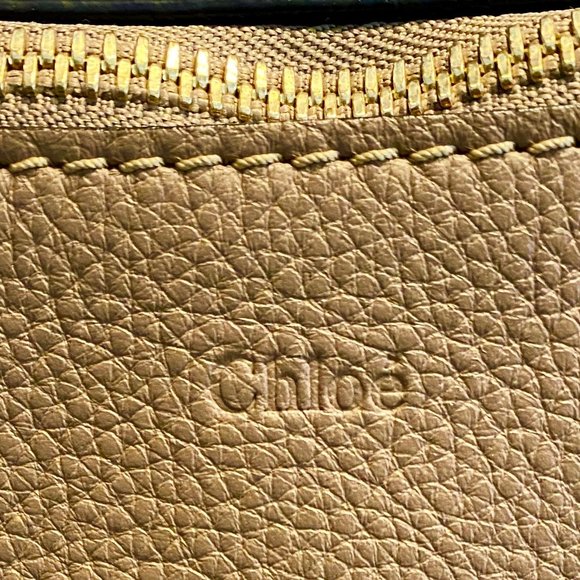 CHLOE Brown Leather Small Hayley Hobo Shoulder Bag - Picture 6 of 8